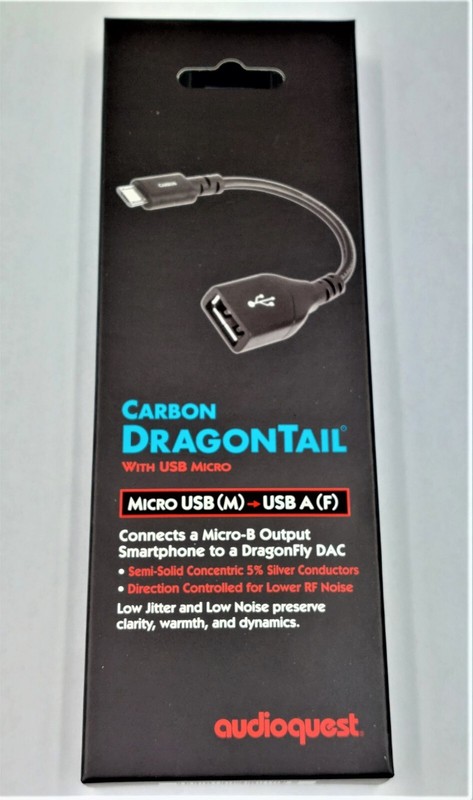 AudioQuest DragonTail USB-A female to ANDROID USB Micro Adapter