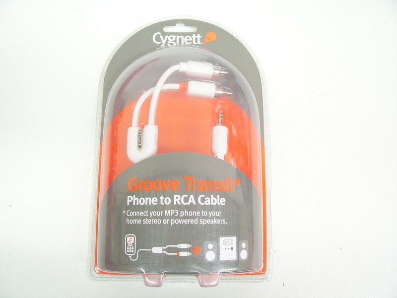 PHONE RCA CABLE IPOD MP3 PLAYER LAPTOP CD STEREO AUX 3.5MM 2CYGNETT CY-M-RCA