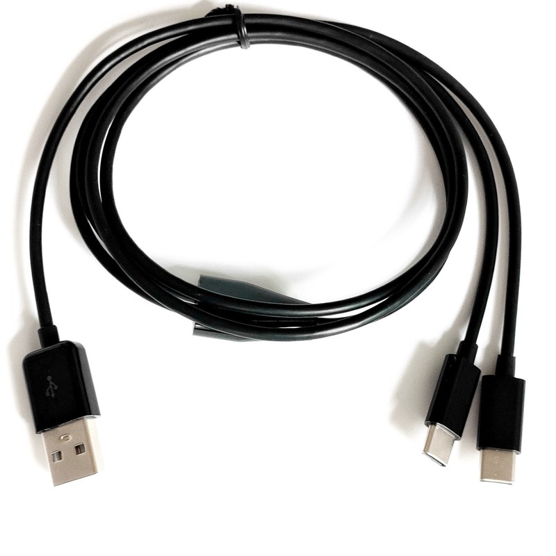 1m 3ft USB C Cable, Universal 2 in 1 Multi Charging Cable Type C Fast Charging