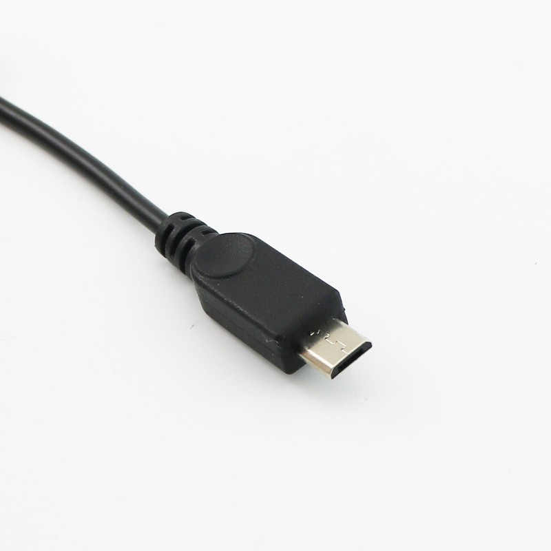 USB 3.1 Type C Female to Dual Micro USB Male Y Splitter Connector Cable 20+30cm gallery