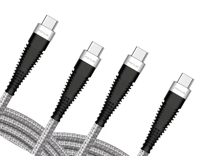 6ft and 10ft Long PD USB-C Cables Fast Charge TYPE-C to TYPE-C for SmartPhones