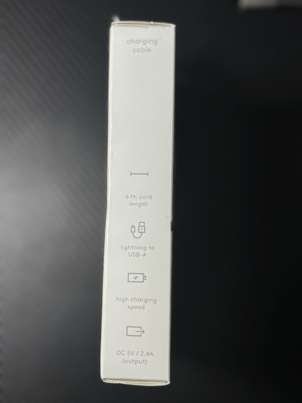 Heyday 6ft MFi-Certified Lightning USB-A Charging Cable gallery