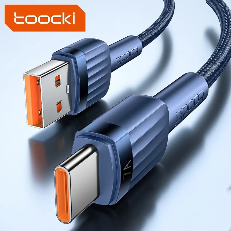 3 Pack Toocki 7a Fast Charging Data Transfer Sync Cable 100w USB C 1M 3ft gallery