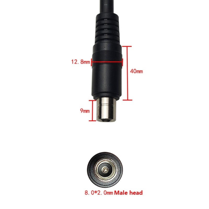 DC5521 To DC8020 Adapter Wire For Connecting Photovoltaic Storage Batteries