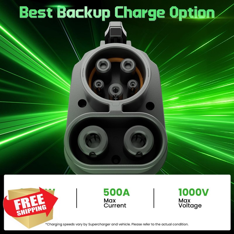 LJH NACS to CCS1 EV Charging Adapter 500A gallery