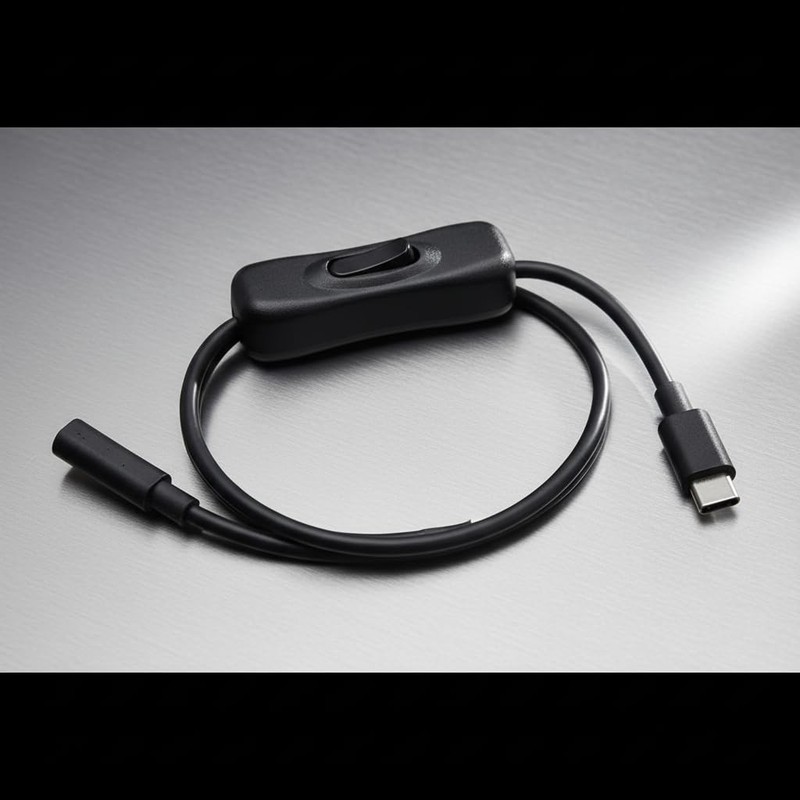 Usb-Extension Cable with Inline On/Off Switch - 0.65 foot (7.87 inches) Power... gallery
