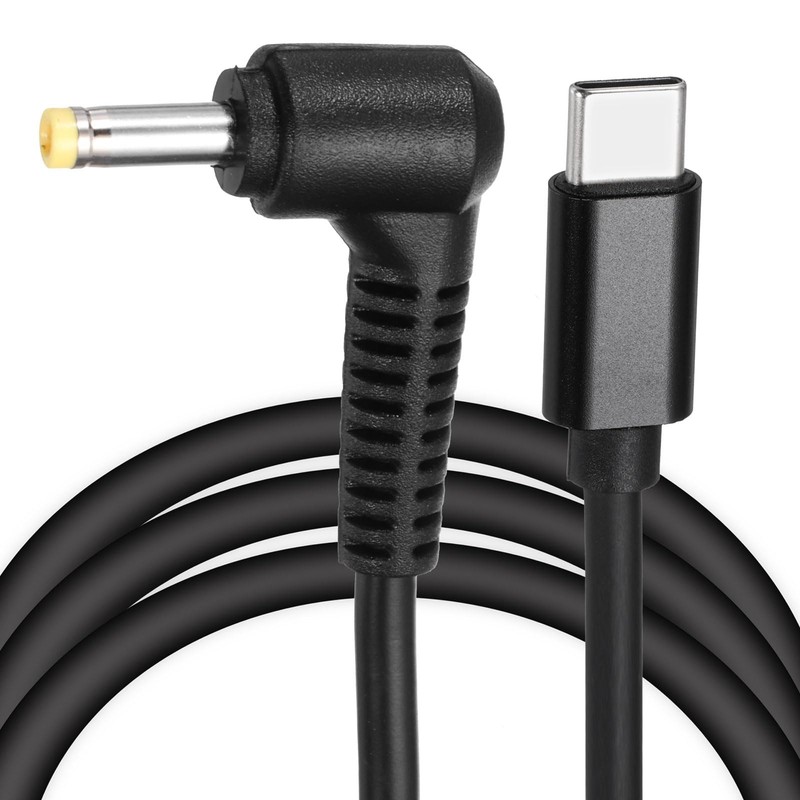 MECCANIXITY 5FT USB C to DC PD Power Fast Charging Cable, 4.0mm x 1.7mm 65W/1...
