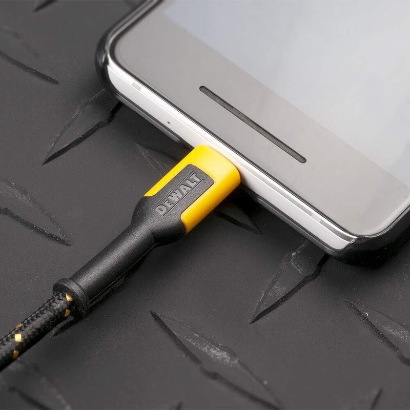 DeWALT Reversible Micro-USB to USB Cable — Reinforced Braided 10ft *NEW IN BOX* gallery
