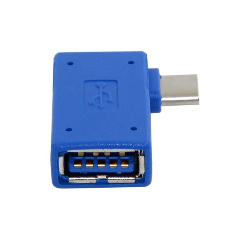 chenyang USB C to 3.0 OTG 90 Degree Angled Adapterfor Laptop Tablet Blue gallery