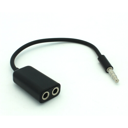 Headphones Splitter 3.5mm Earphone Adapter Dual Headset Port Audio for Tablets