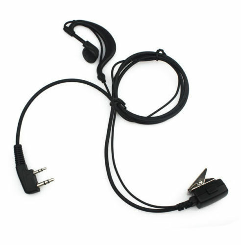 MICRO HEADPHONE WITH CLIP FOR KENWOOD PUXING WOUXUN QUANSHENG LUTHOR BAOFEN FDC
