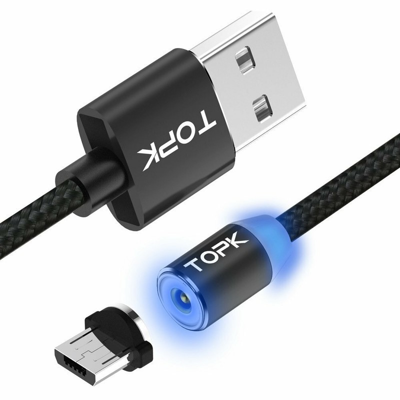 Magnetic Phone Charger 2 Nylon Cables, 3 In 1 Pack, 2m (6.6ft) 1m (3.3ft) gallery