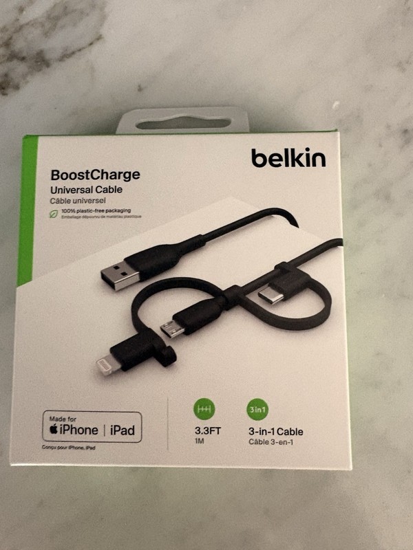 Belkin BoostCharge Universal Cable Black