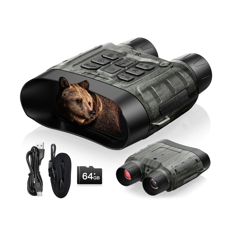 4K Night Vision Binoculars, Night Vision Binoculars for Adults, Night Vision ...