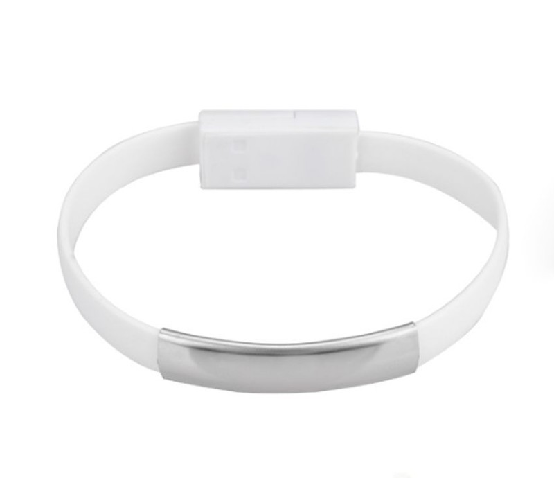 For iPhone HTC SAMSUNG Wristband Micro USB Cable Bracelet Data Charging Line gallery