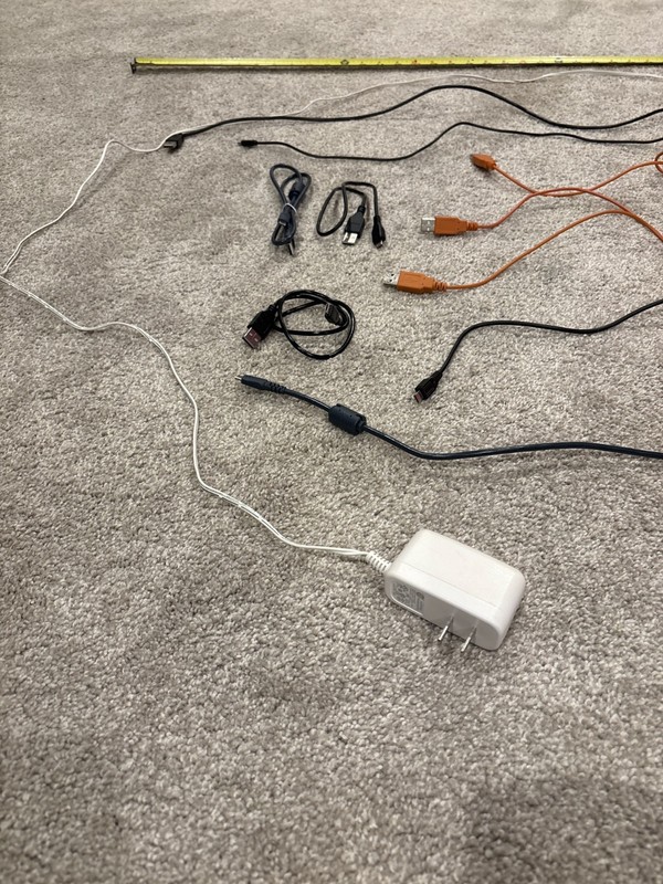 Miscellaneous USB-A to Micro USB Cables Lot gallery