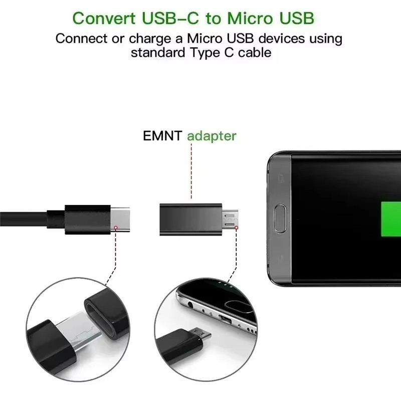 500x Type C Female to Micro USB Male Port Converter Charge Data Sync Adapter Lot gallery