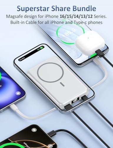 Portable Charger-10000 mAh 20W Fast Charging Magsafe Power Bank gallery