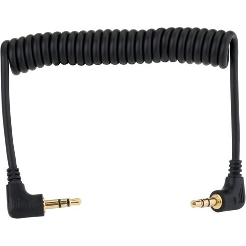 Black Coiled Aux Cable Car Stereo Wire Audio Speaker Cord 3.5mm for Smartphones gallery