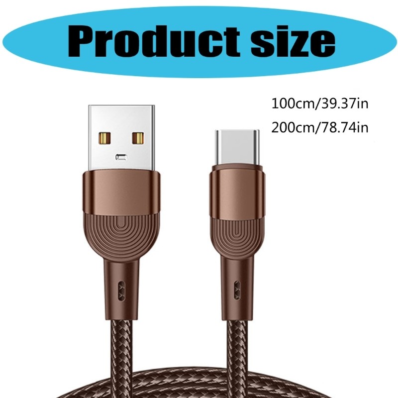 1m/2m Fast Charging Data Sync Cable for 16 15 14 Type-C Charging Cable gallery