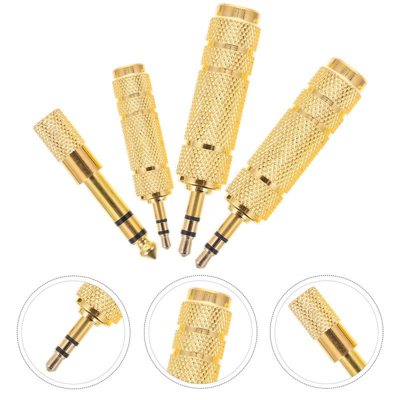 4 Pcs Adapter Microphone Travel Headphone Cable for Headphones gallery