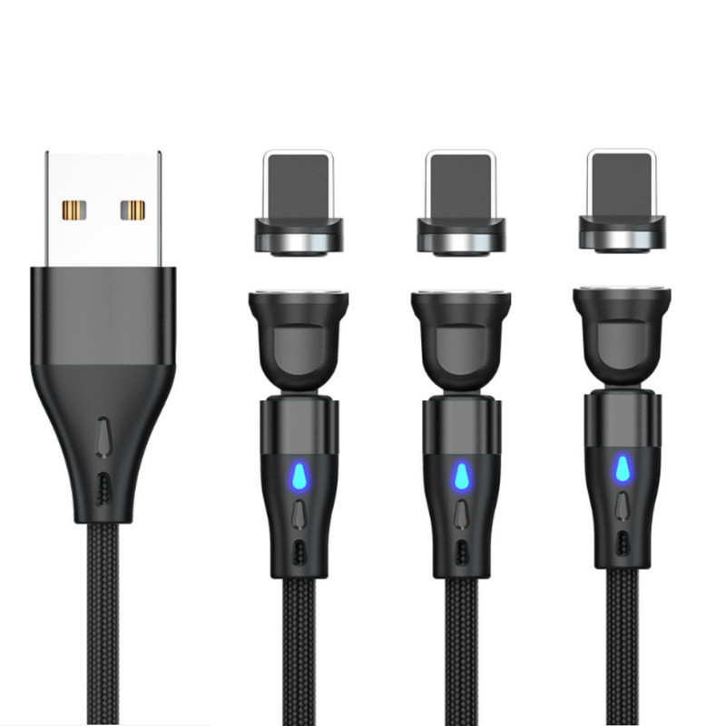 Magnetic USB Fast Charger Data Cable Cord For iPhone 14 13 12 11 XR XS X 8 7 6