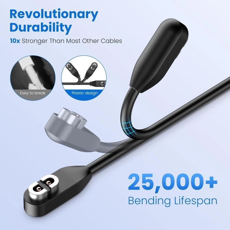 USB Magnetic Charging Cable Cord for After-Shokz Aeropex Open Run/Comm Headphone gallery