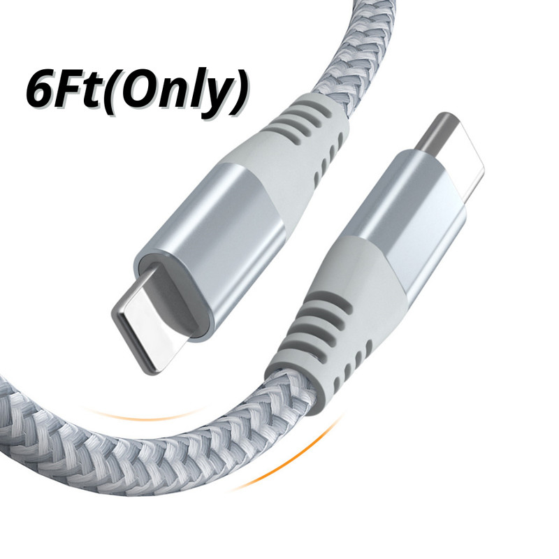 For iPhone 14 13 12 11 Pro Max Dual Type C PD Fast 40W Car Charger Adapter Cable