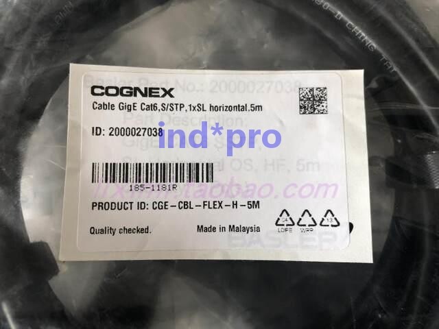 QTY:1 New For COGNEX CGE-CBL-FLEX-H-5M 185-1181R Cable gallery