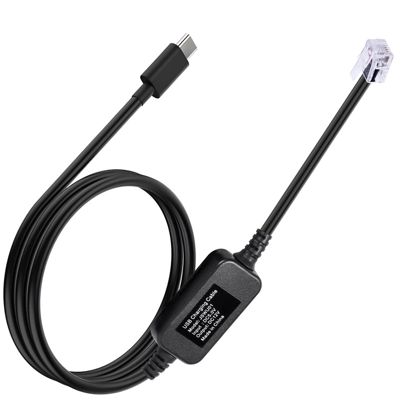 USB-C to RJ11 Radar Detector Cable – Compatible with Uniden R1/R3/R7, Escort ...