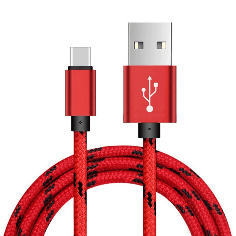 4-Pack Braided Type C Fast Charging Cable USB-C Rapid Cord Power Charger Charge gallery