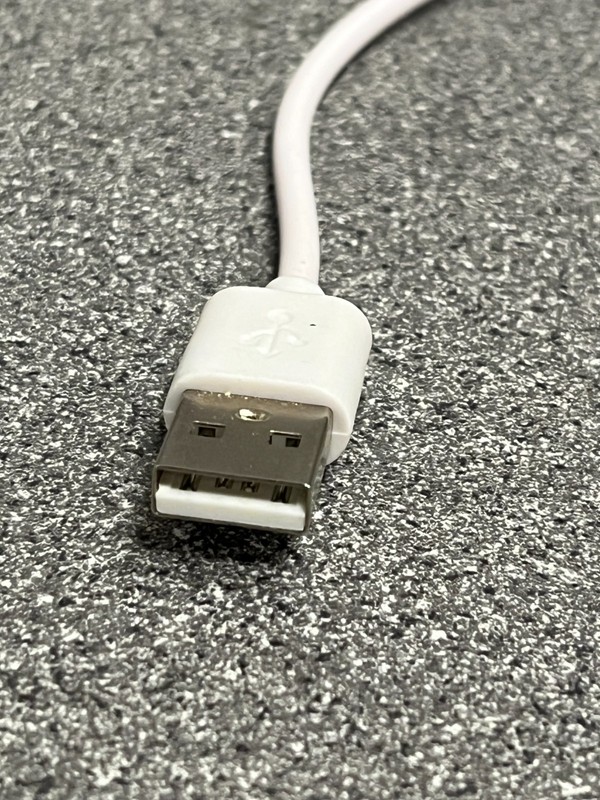 10 in. White Micro USB to USB cord gallery