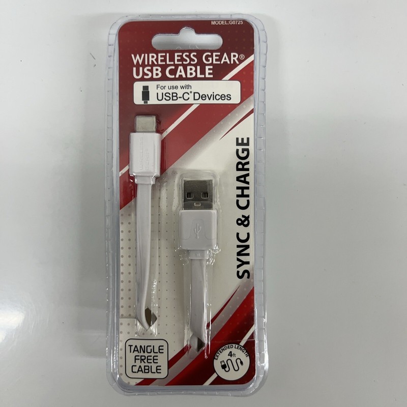 Wireless Gear USB cable Sync & Charge Tangle Free Cable 4 Feet 2 Pack gallery