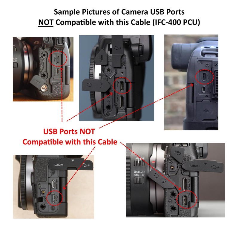 USB File Data Transfer Cable with USB-C Adapter for Select 6 feet, Black gallery
