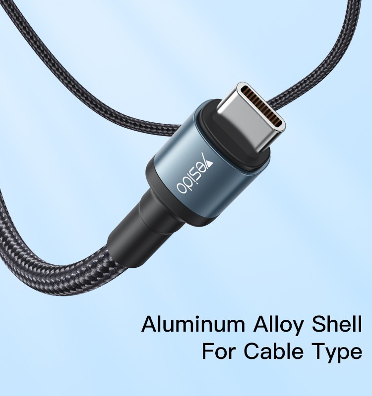 CA79 2M Type-C to Type-C PD 60W Fast Charging Cable 20V 3A for Phone Laptop gallery