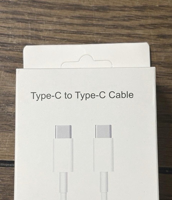 USB-C to USB-C Cord 3FT White Charging Cable