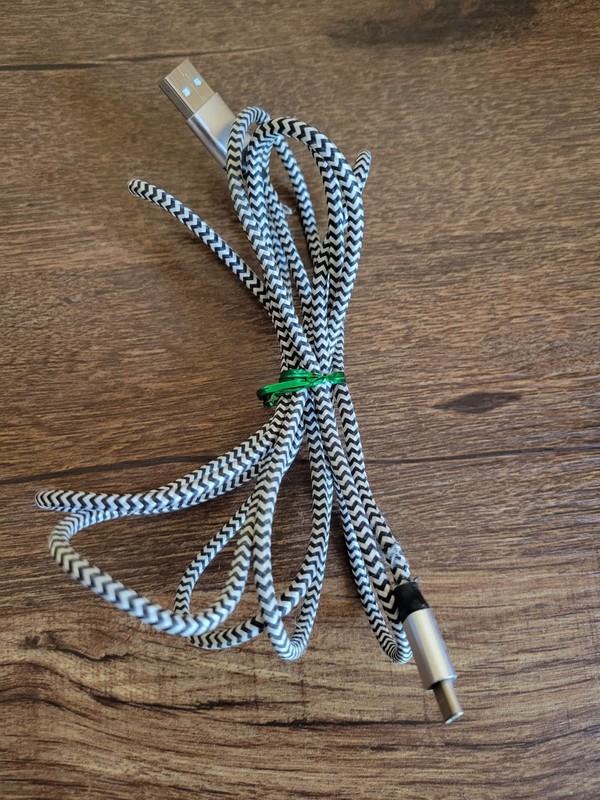 Used USB 2A to USB-C Charging Cable 8 Feet Long in Working Condition