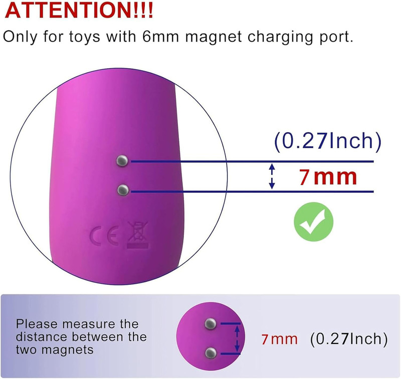 Magnetic USB DC Charger Cable 2.7Ft Replacement Charging Cord for Rechargeable T gallery