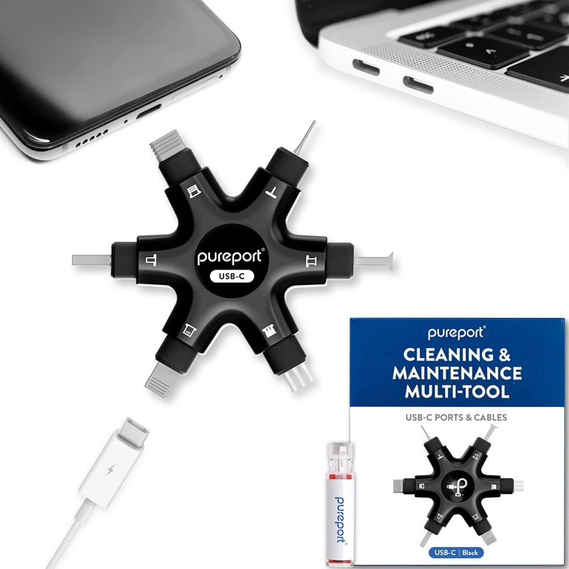USB-C Multi-Tool Cleaning Kit for Phones, Tablets & Laptops | Fix Connections & gallery