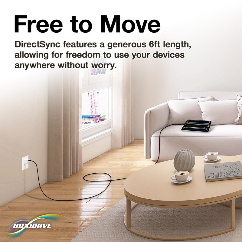 6ft USB-C Charge and Sync Cable for Turtlebox Gen 2 Speaker Black DirectSync gallery