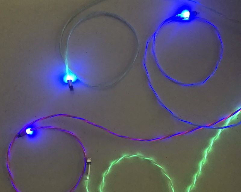 MAGNETIC CANDY FLOW LED charger Cable charging FOR MICRO USB CELL PHONES/DEVICES gallery