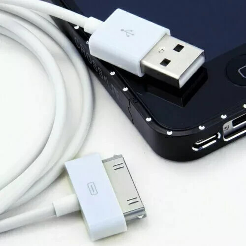 30 Pin Cable USB Data Sync Charging Charger Lead for Apple iPhone iPad iPod✅