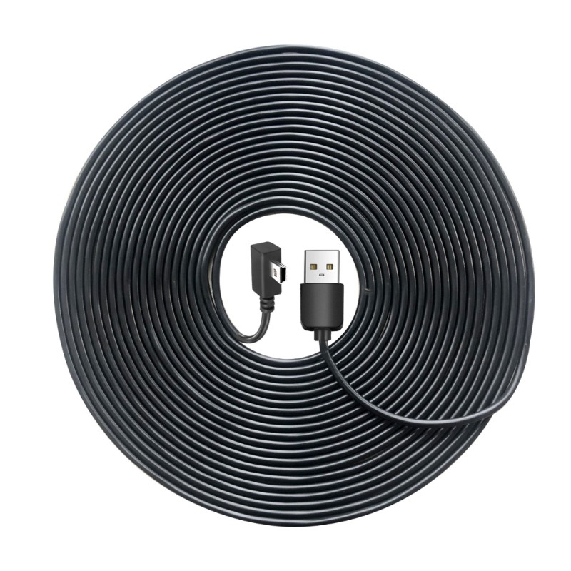 595cM USB2.0 to Mini USB Charging Cable Power Cord for Car Navigations