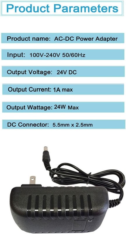 MTYTOT 24V 1A Power Supply 100-240V AC to DC 24Volts 1A 24W Converter Transforme gallery