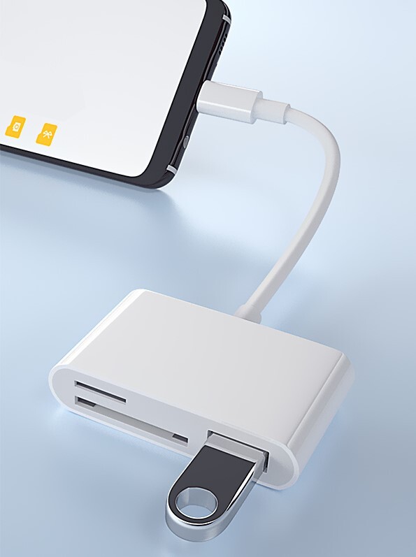 High Quality 3in1 USB Type-C to USB Camera Micro SD Memory Card Adapter Hub USA gallery