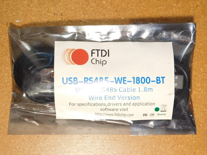 FTDI USB-RS485-WE-1800-BT Cable USB to RS485 Serial 1.8M Wire END