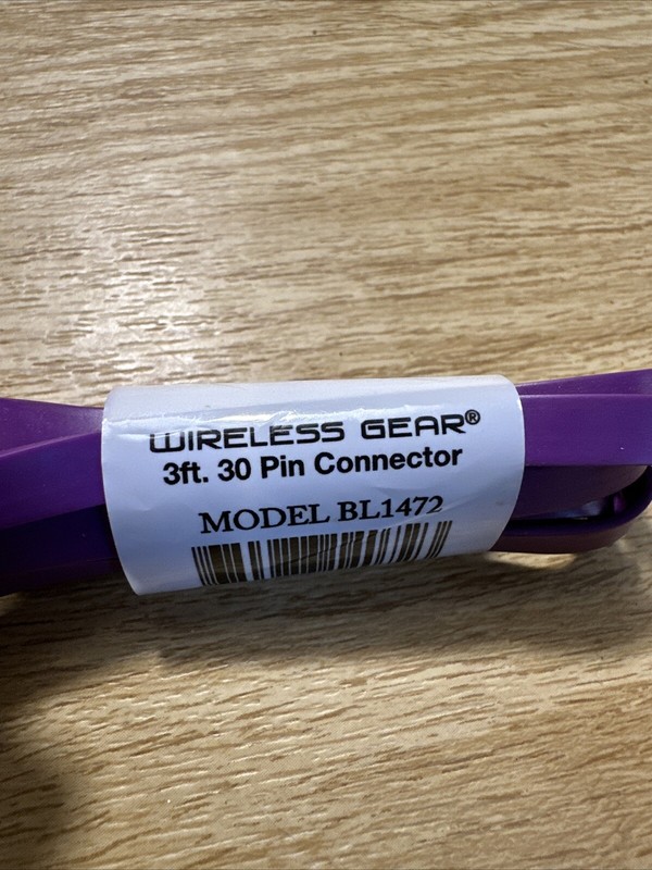 Wireless Gear 3ft 30 Pin Connector Apple Accessories Flat Cable USB New No Box gallery