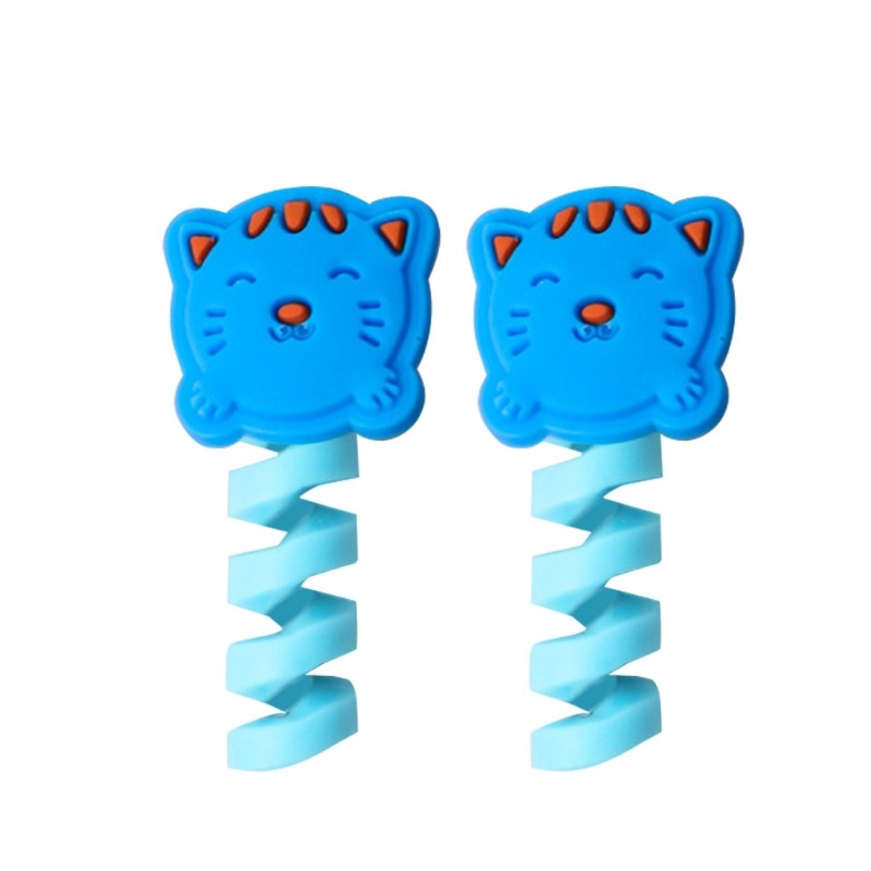 2Pcs Phone Protect Accessory Charging Cable Protectors Cute Charger Protectors gallery