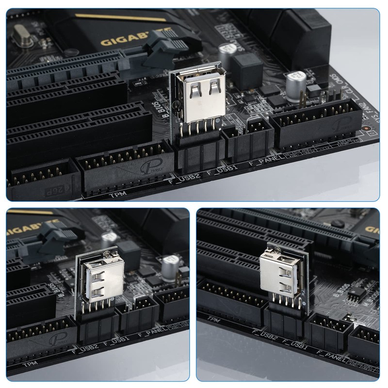 USB 2.0 9Pin/10Pin Front Panel Header 9pin to Type A Adapter gallery