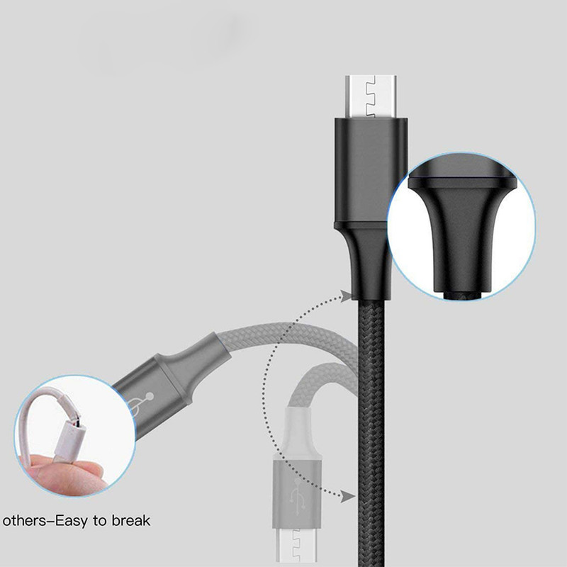3 in 1 Fast USB Charging Cable Charger Cord For iPhone Samsung Android WHOLESALE gallery